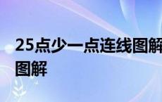 25点少一点连线图解有解吗 25点缺一点连线图解 