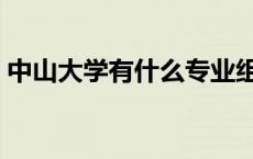 中山大学有什么专业组 中山大学有什么专业 