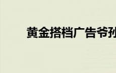 黄金搭档广告爷孙篇 黄金搭档广告 