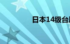 日本14级台风 14级台风 