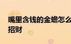 嘴里含钱的金蟾怎么摆放招财 金蟾怎么摆放招财 