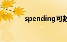 spending可数吗 spending 