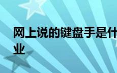 网上说的键盘手是什么意思 键盘手是什么职业 