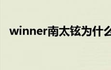 winner南太铉为什么退团 winner南太铉 