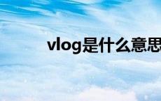 vlog是什么意思 log是什么意思 