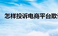 怎样投诉电商平台欺诈 京东商城投诉电话 