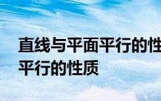 直线与平面平行的性质教学设计 直线与平面平行的性质 