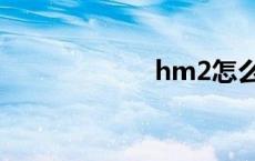 hm2怎么念 hm2 