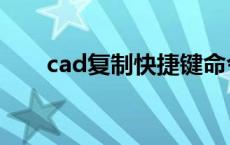 cad复制快捷键命令 cad复制快捷键 