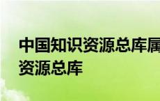 中国知识资源总库属于什么数据库 中国知识资源总库 