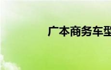 广本商务车型 广本商务车 