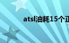 atsl油耗15个正常吗 atsl油耗 