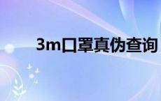 3m口罩真伪查询 3m口罩真假鉴别 