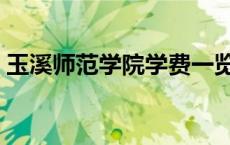 玉溪师范学院学费一览表 玉溪师范学院学费 