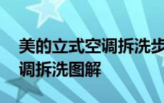 美的立式空调拆洗步骤图解视频 美的立式空调拆洗图解 