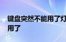 键盘突然不能用了灯也不亮了 键盘突然不能用了 