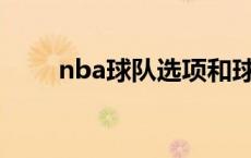 nba球队选项和球员选项 球员选项 