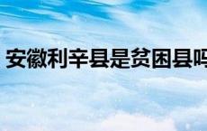 安徽利辛县是贫困县吗 安徽省利辛县有多穷 