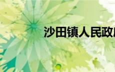 沙田镇人民政府官网 沙田镇 