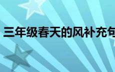 三年级春天的风补充句子 春天的风补充句子 