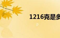 1216克是多少斤 1216 