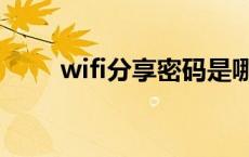 wifi分享密码是哪几位数 wifi分享 