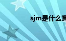 sjm是什么意思 sjm亨利 