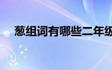 葱组词有哪些二年级上册 葱组词有哪些 