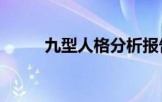 九型人格分析报告 九型人格分析 