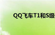 QQ飞车T1和S级哪个好 qq飞车t1 