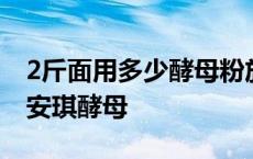 2斤面用多少酵母粉放多少水 2斤面粉放多少安琪酵母 