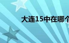 大连15中在哪个位置 大连15中 