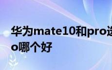 华为mate10和pro选哪个 华为mate10和pro哪个好 