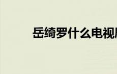 岳绮罗什么电视剧 岳绮罗扮演者 