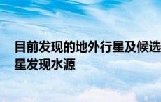 目前发现的地外行星及候选者的总数大约为3000个 地外行星发现水源 