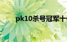 pk10杀号冠军十位相加 pk10杀号 