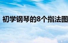 初学钢琴的8个指法图 钢琴1234567指法图 