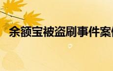 余额宝被盗刷事件案例 余额宝被盗刷事件 