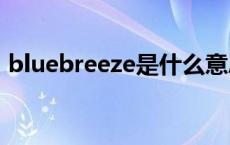 bluebreeze是什么意思 breeze是什么意思 