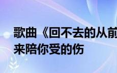 歌曲《回不去的从前》 谁能忘记过去一路走来陪你受的伤 