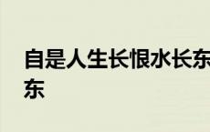 自是人生长恨水长东拼音 自是人生长恨水长东 