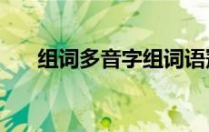 组词多音字组词语冠 处组词多音字组 