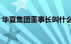 华夏集团董事长叫什么名字 华夏集团董事长 