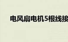 电风扇电机5根线接线图解 电风扇电机 