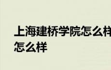 上海建桥学院怎么样? 是几本 上海建桥学院怎么样 