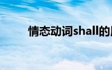 情态动词shall的用法 shall的用法 