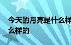 今天的月亮是什么样的形状 今天的月亮是什么样的 