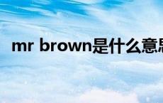 mr brown是什么意思 brown是什么意思 