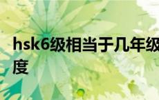 hsk6级相当于几年级水平 hsk6级相当什么程度 