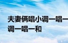 夫妻俩唱小调一唱一和打一数字 夫妻俩唱小调一唱一和 